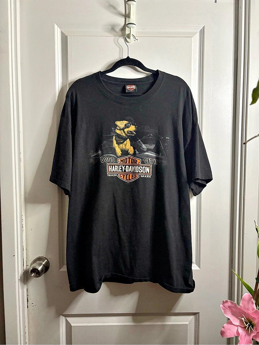 2014 Harley-Davidson "Dogs Get It" Biker Dog Graphic T-Shirt XXL